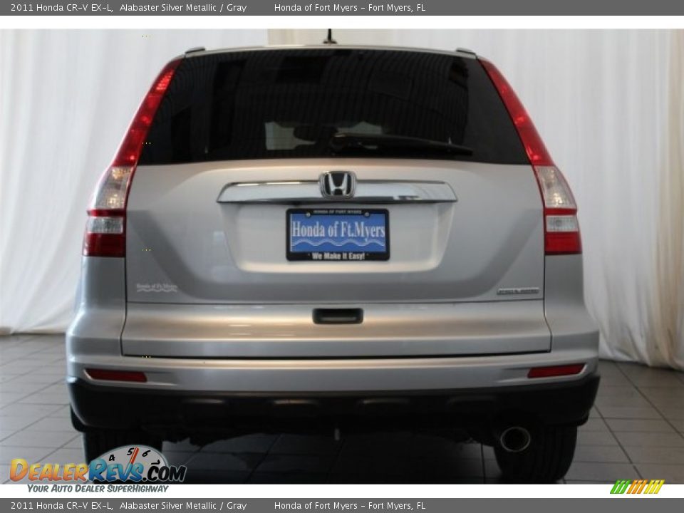 2011 Honda CR-V EX-L Alabaster Silver Metallic / Gray Photo #6