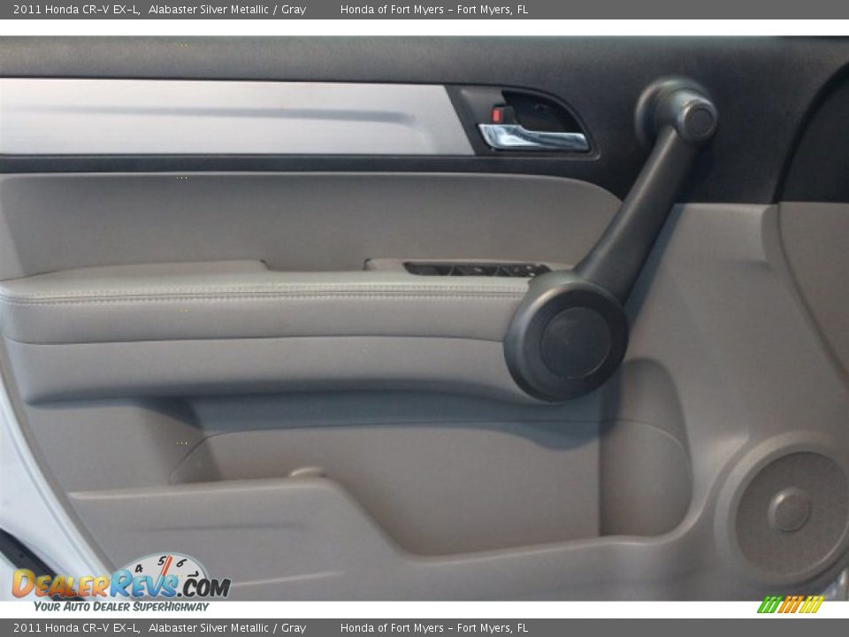 2011 Honda CR-V EX-L Alabaster Silver Metallic / Gray Photo #7
