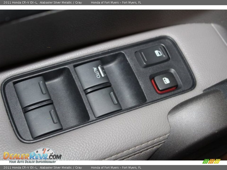 2011 Honda CR-V EX-L Alabaster Silver Metallic / Gray Photo #8