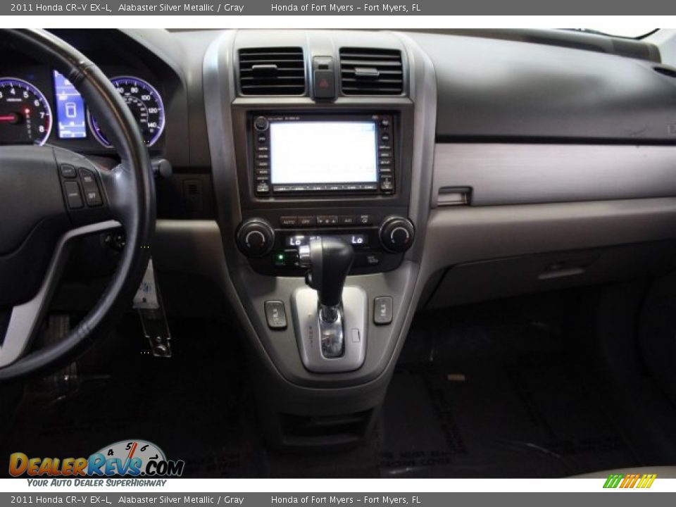 2011 Honda CR-V EX-L Alabaster Silver Metallic / Gray Photo #16