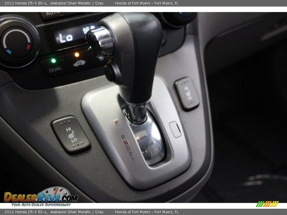 2011 Honda CR-V EX-L Alabaster Silver Metallic / Gray Photo #21