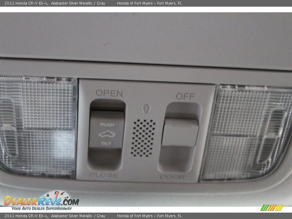 2011 Honda CR-V EX-L Alabaster Silver Metallic / Gray Photo #24