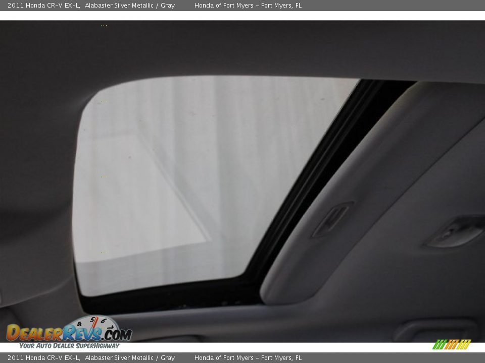 2011 Honda CR-V EX-L Alabaster Silver Metallic / Gray Photo #25