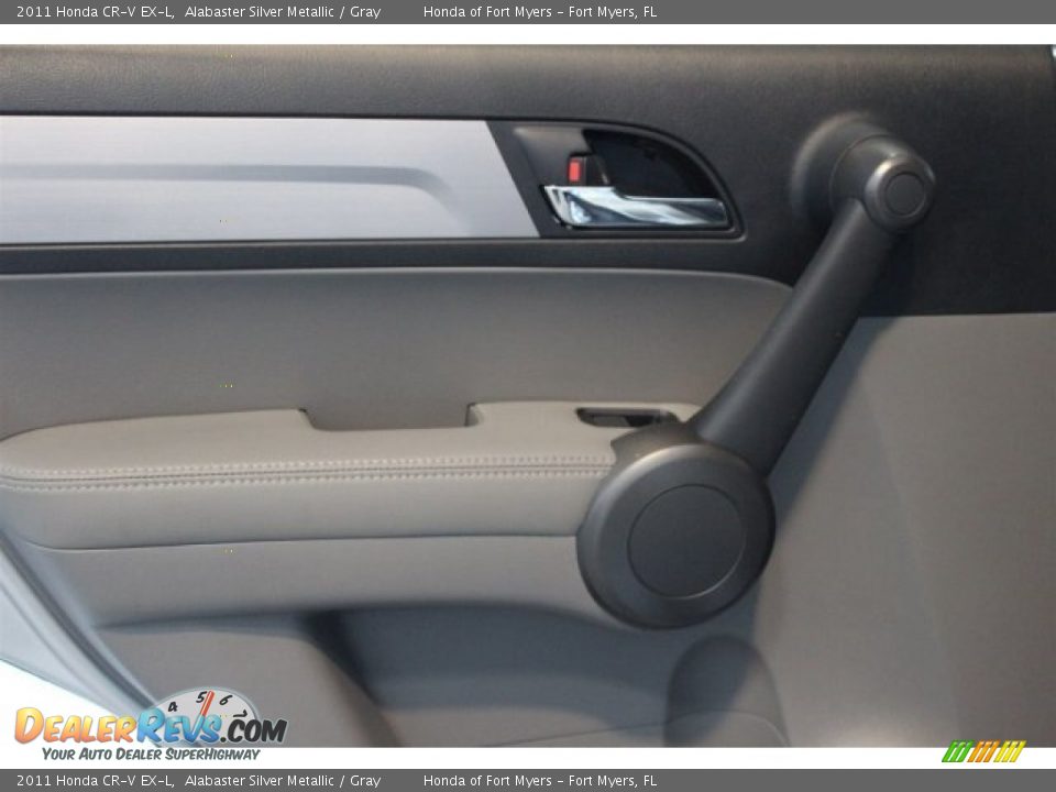 2011 Honda CR-V EX-L Alabaster Silver Metallic / Gray Photo #26