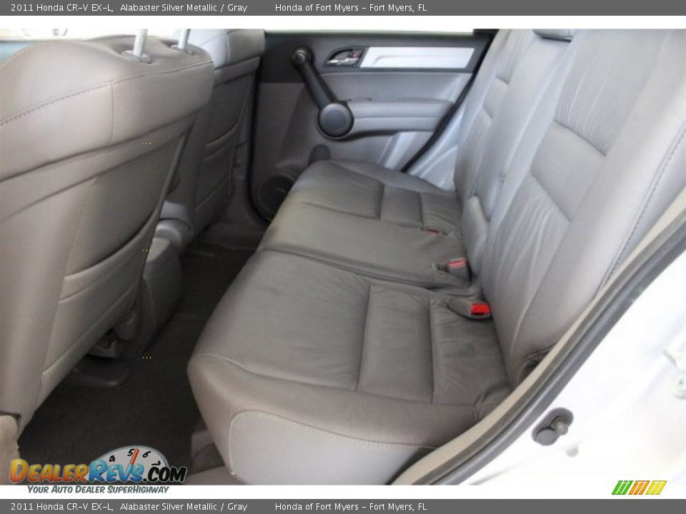 2011 Honda CR-V EX-L Alabaster Silver Metallic / Gray Photo #27
