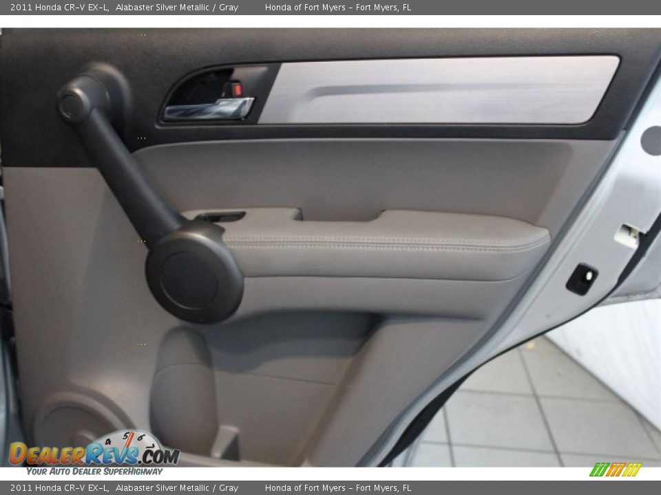 2011 Honda CR-V EX-L Alabaster Silver Metallic / Gray Photo #29