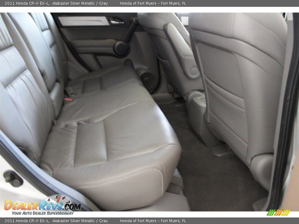 2011 Honda CR-V EX-L Alabaster Silver Metallic / Gray Photo #30