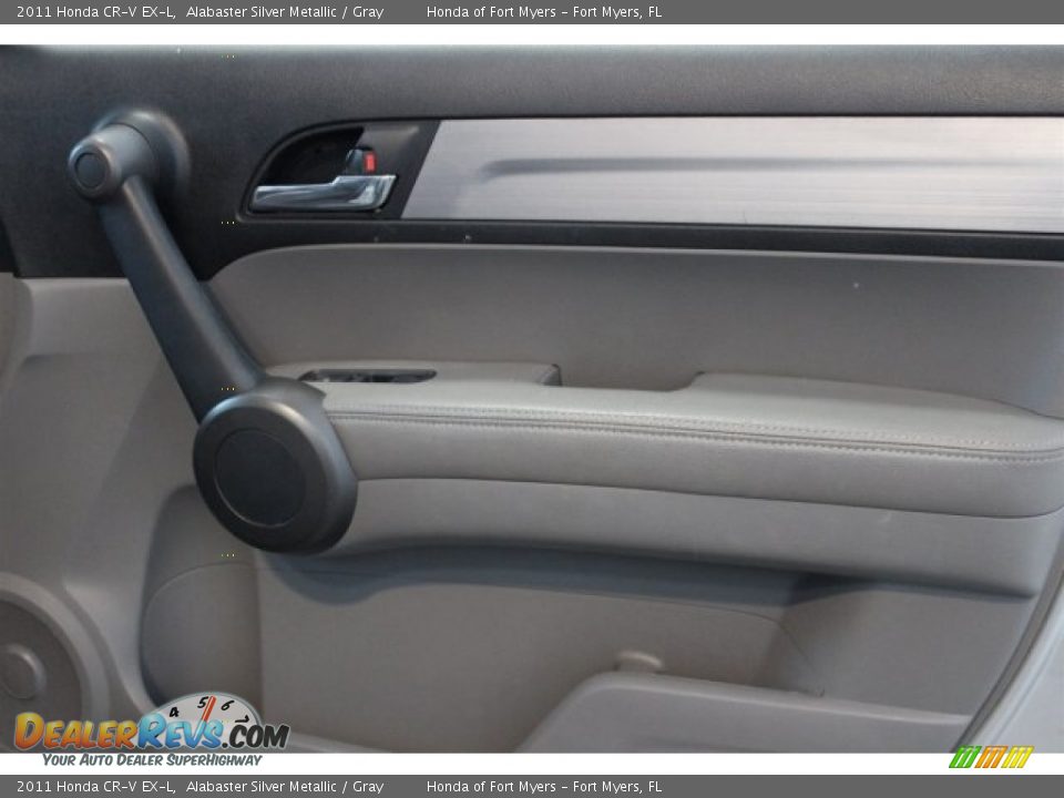 2011 Honda CR-V EX-L Alabaster Silver Metallic / Gray Photo #31