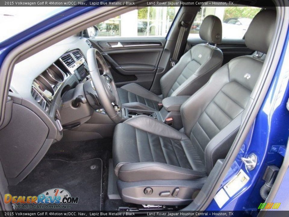 Black Interior - 2015 Volkswagen Golf R 4Motion w/DCC. Nav. Photo #3