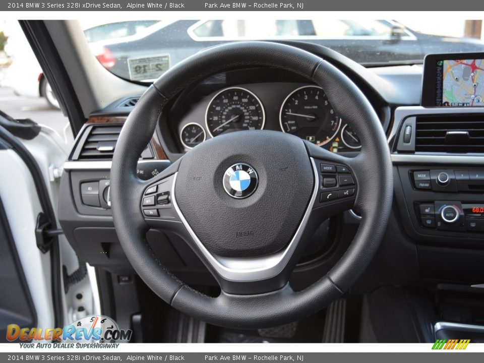 2014 BMW 3 Series 328i xDrive Sedan Alpine White / Black Photo #18