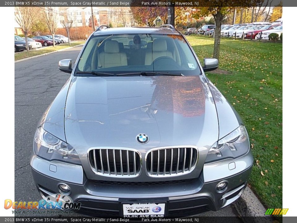 2013 BMW X5 xDrive 35i Premium Space Gray Metallic / Sand Beige Photo #8