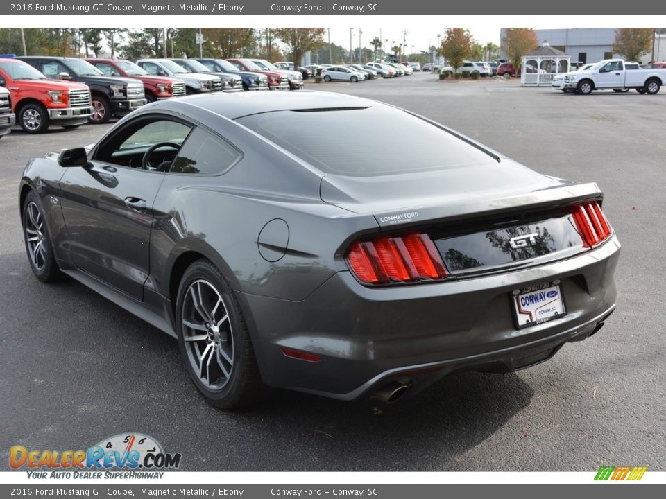 2016 Ford Mustang GT Coupe Magnetic Metallic / Ebony Photo #6
