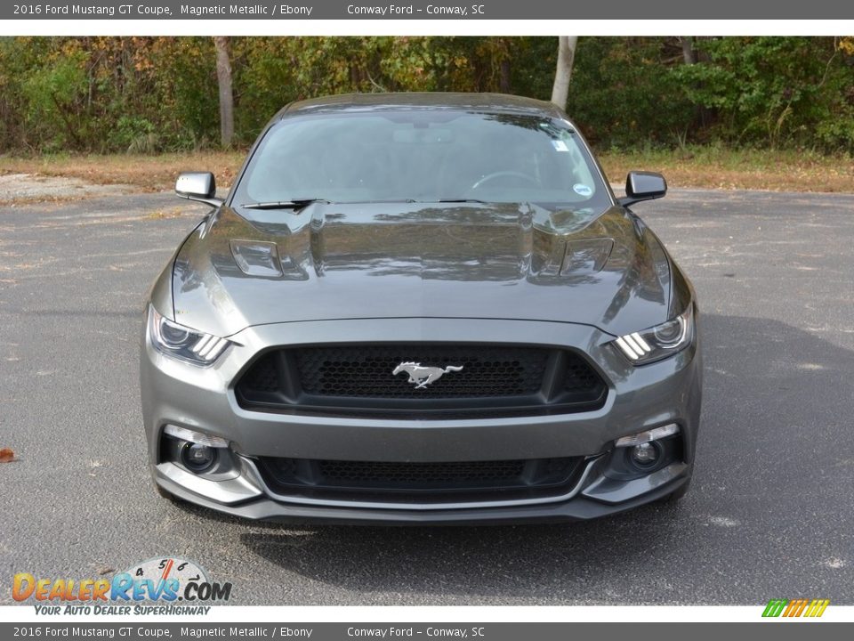 2016 Ford Mustang GT Coupe Magnetic Metallic / Ebony Photo #9