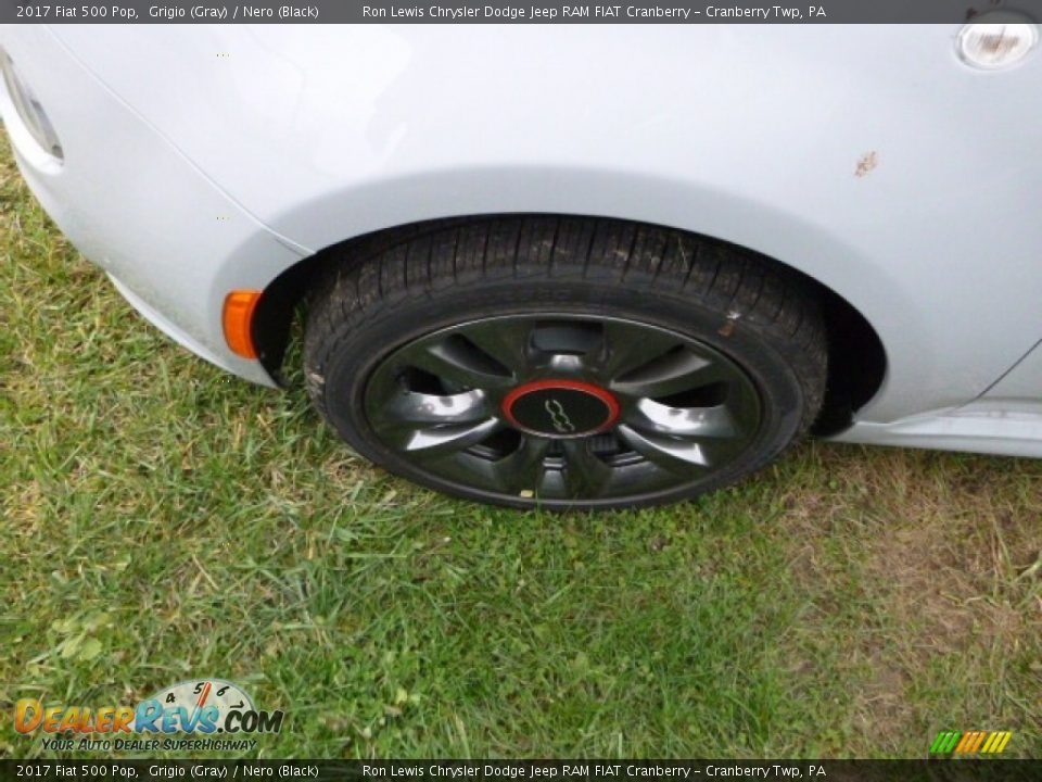 2017 Fiat 500 Pop Grigio (Gray) / Nero (Black) Photo #2