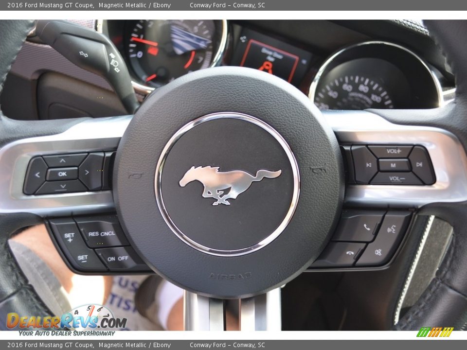 2016 Ford Mustang GT Coupe Steering Wheel Photo #21