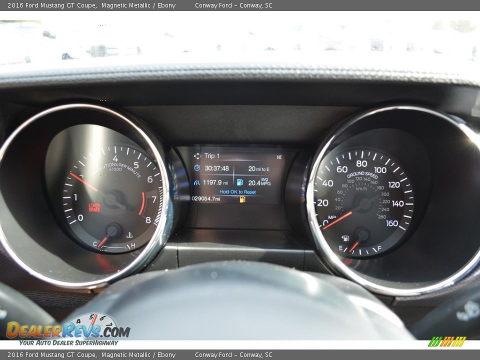 2016 Ford Mustang GT Coupe Gauges Photo #23