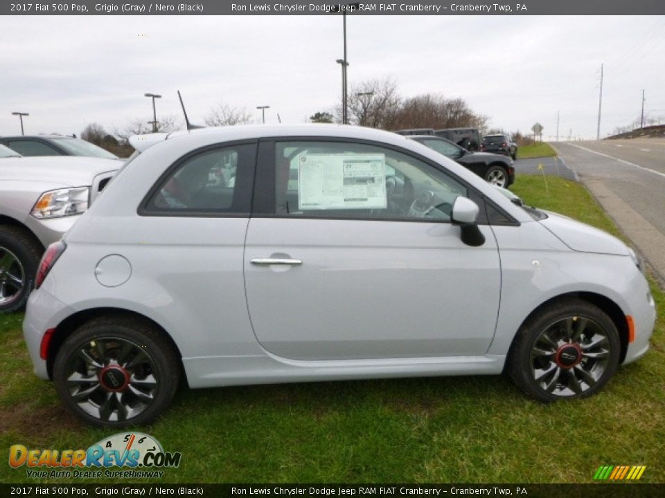 Grigio (Gray) 2017 Fiat 500 Pop Photo #6
