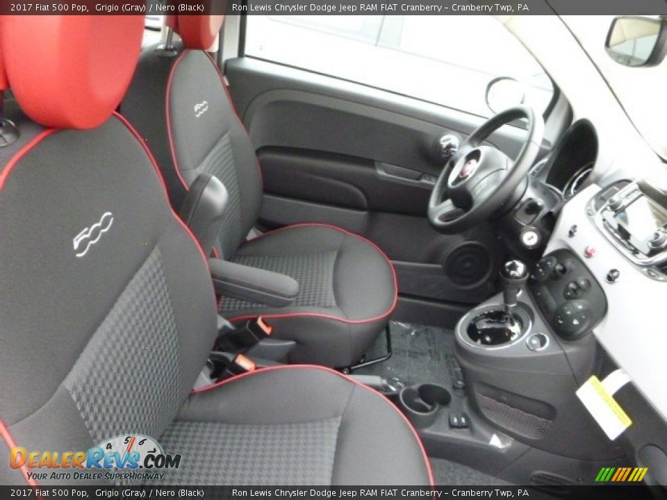 Front Seat of 2017 Fiat 500 Pop Photo #8
