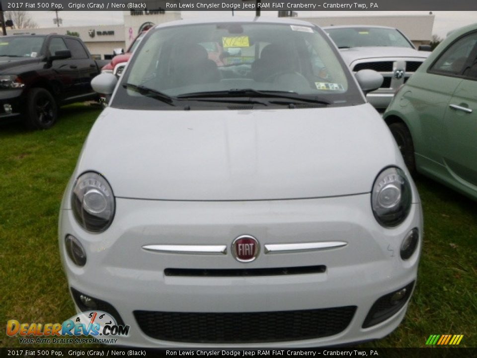 2017 Fiat 500 Pop Grigio (Gray) / Nero (Black) Photo #10
