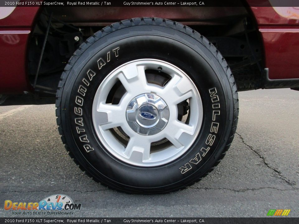 2010 Ford F150 XLT SuperCrew Royal Red Metallic / Tan Photo #26