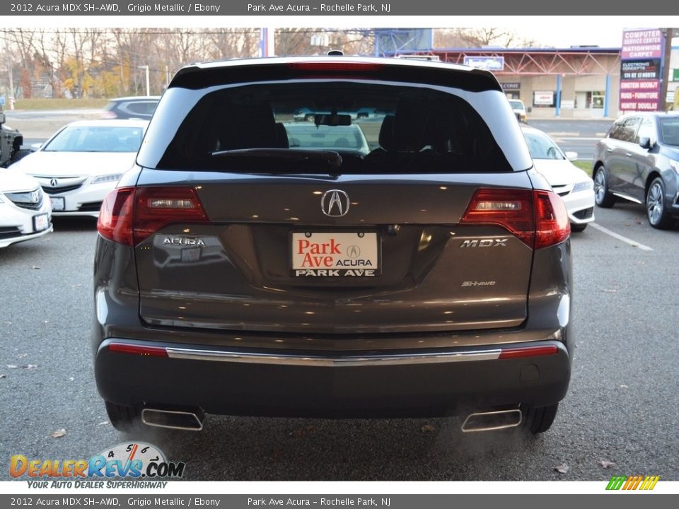 2012 Acura MDX SH-AWD Grigio Metallic / Ebony Photo #4