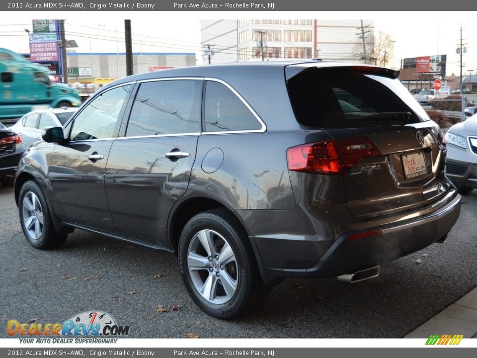 2012 Acura MDX SH-AWD Grigio Metallic / Ebony Photo #5