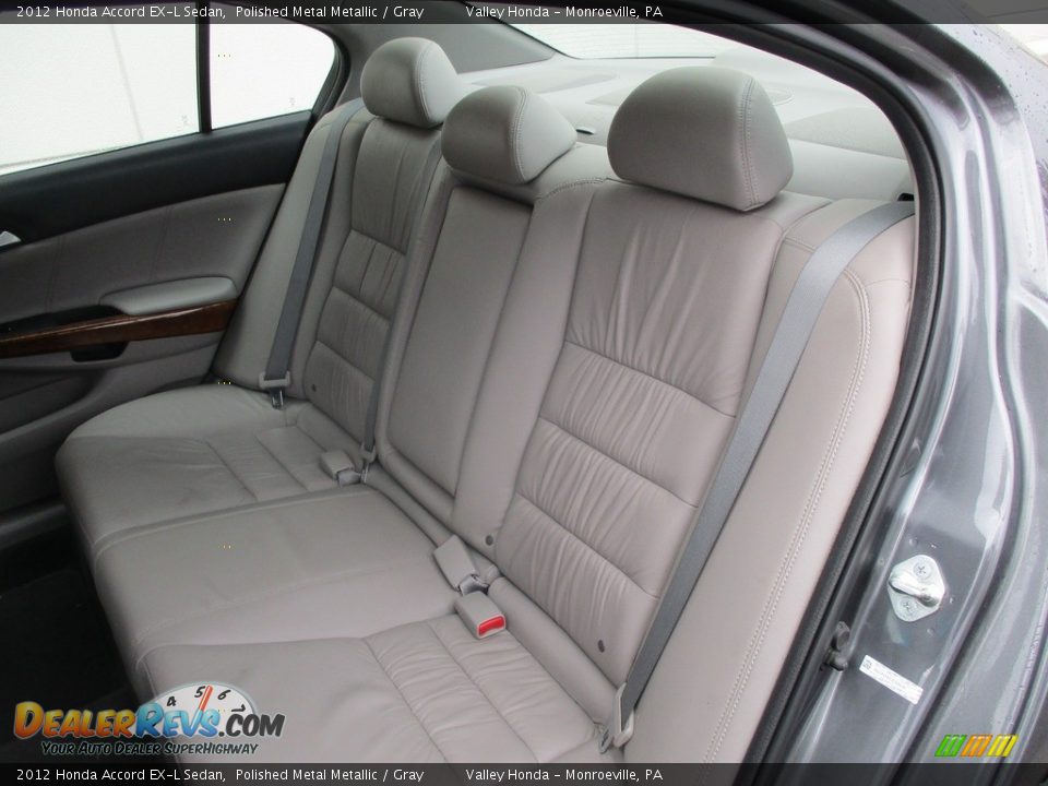 2012 Honda Accord EX-L Sedan Polished Metal Metallic / Gray Photo #13