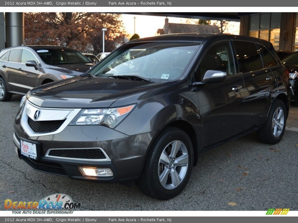 2012 Acura MDX SH-AWD Grigio Metallic / Ebony Photo #7