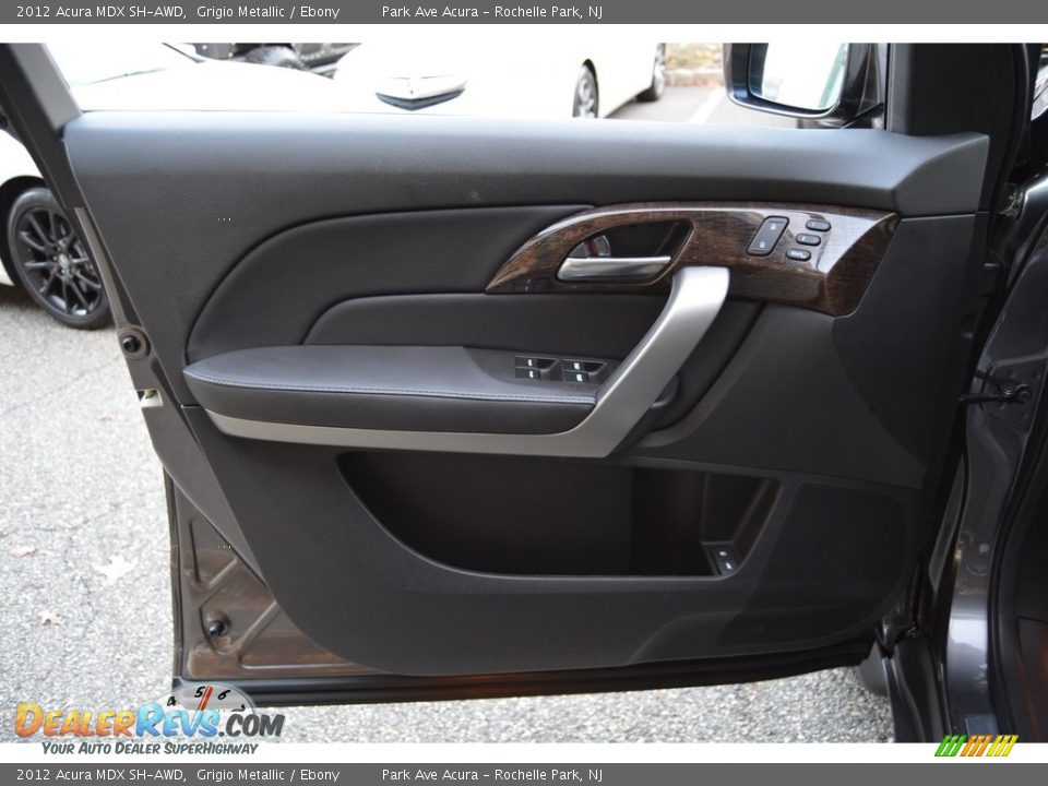 2012 Acura MDX SH-AWD Grigio Metallic / Ebony Photo #9