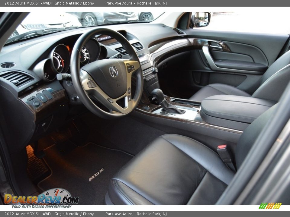 2012 Acura MDX SH-AWD Grigio Metallic / Ebony Photo #11