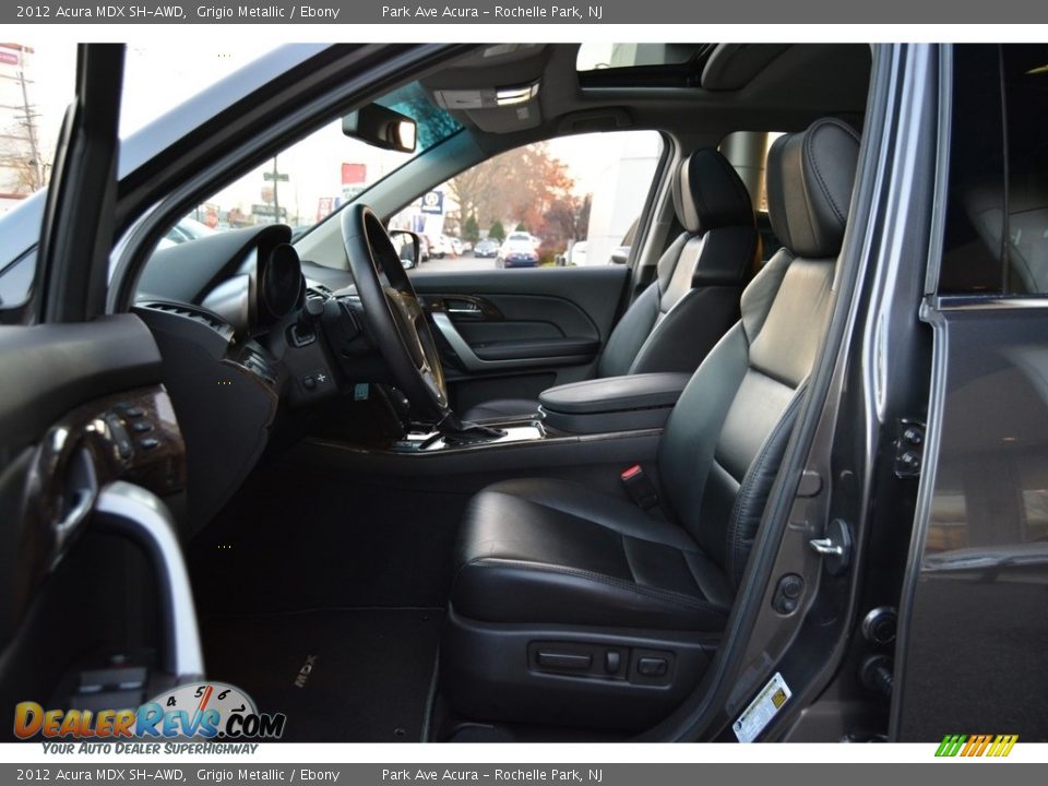 2012 Acura MDX SH-AWD Grigio Metallic / Ebony Photo #12