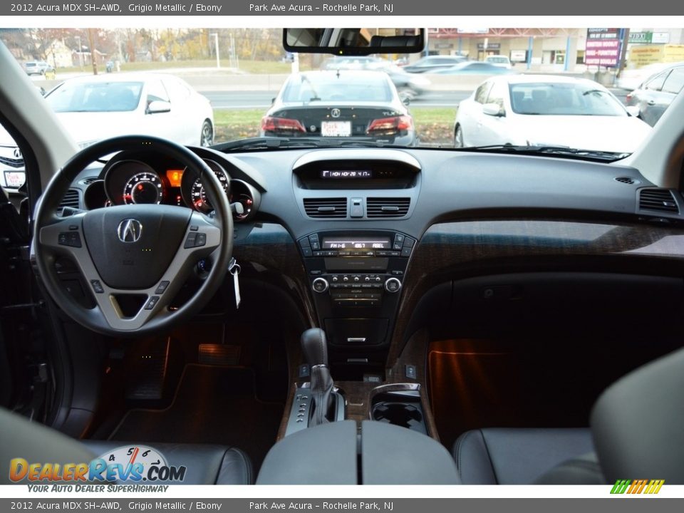 2012 Acura MDX SH-AWD Grigio Metallic / Ebony Photo #15