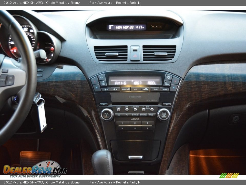 2012 Acura MDX SH-AWD Grigio Metallic / Ebony Photo #16