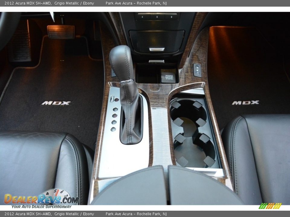 2012 Acura MDX SH-AWD Grigio Metallic / Ebony Photo #17