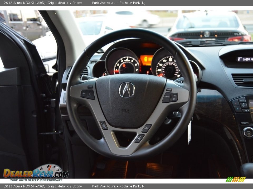 2012 Acura MDX SH-AWD Grigio Metallic / Ebony Photo #18