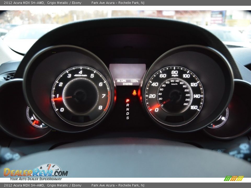 2012 Acura MDX SH-AWD Grigio Metallic / Ebony Photo #21