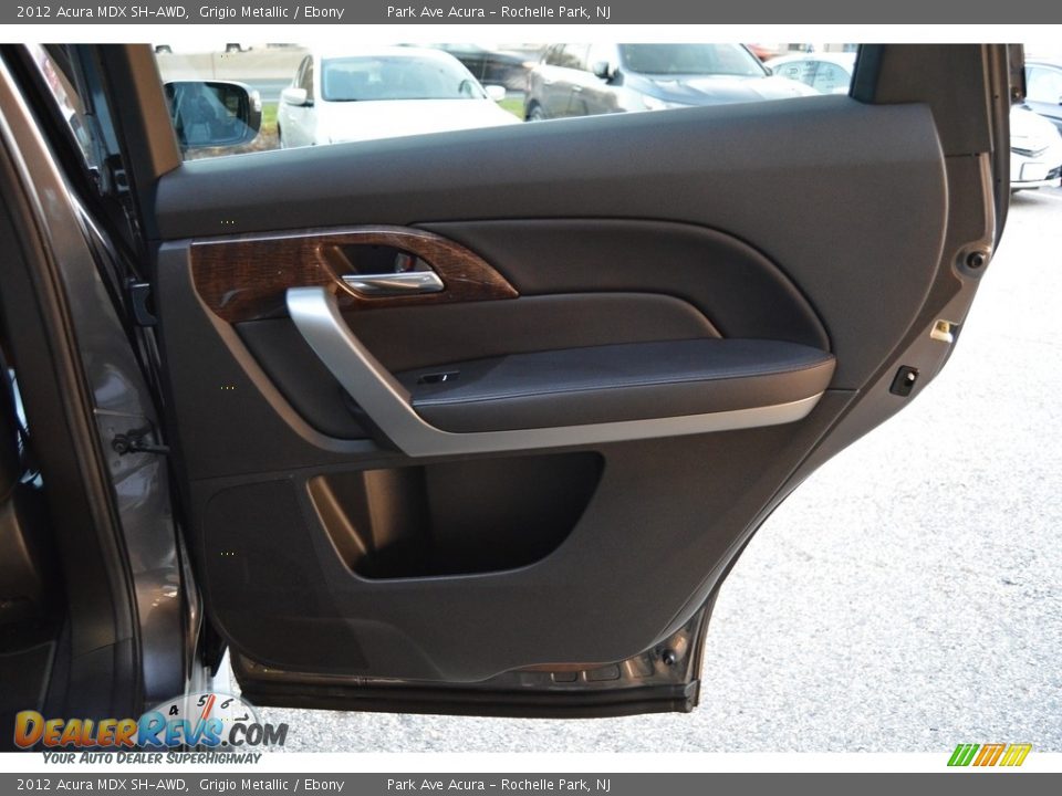 2012 Acura MDX SH-AWD Grigio Metallic / Ebony Photo #25