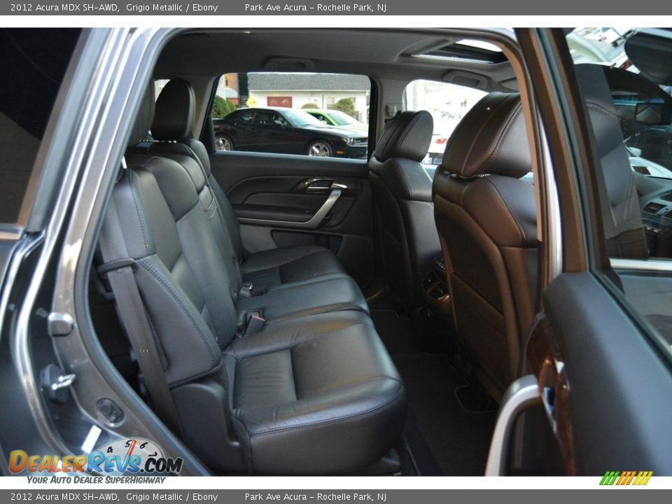 2012 Acura MDX SH-AWD Grigio Metallic / Ebony Photo #26