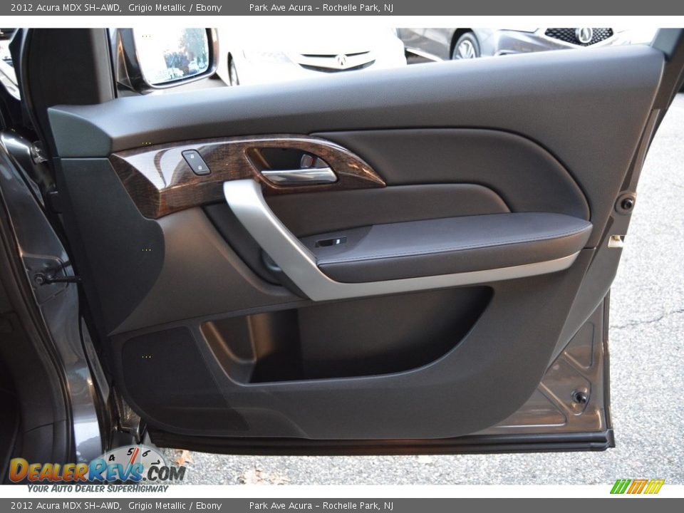 2012 Acura MDX SH-AWD Grigio Metallic / Ebony Photo #27