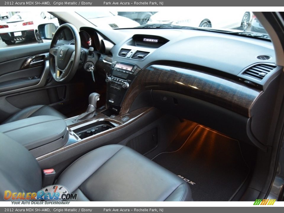 2012 Acura MDX SH-AWD Grigio Metallic / Ebony Photo #28