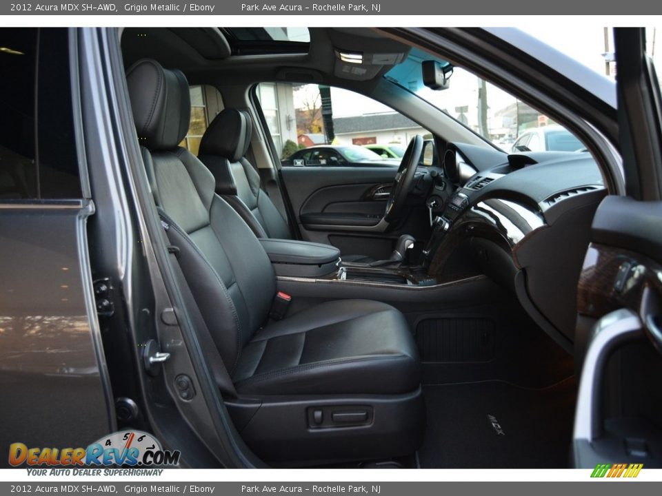 2012 Acura MDX SH-AWD Grigio Metallic / Ebony Photo #29