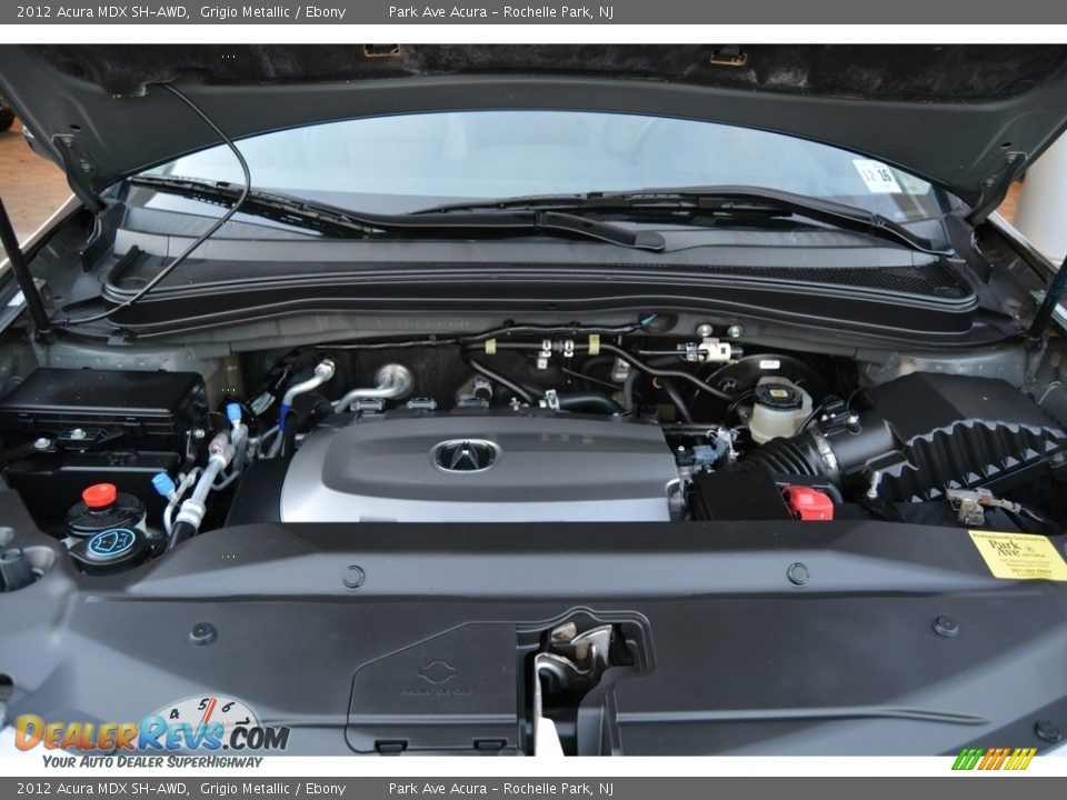 2012 Acura MDX SH-AWD Grigio Metallic / Ebony Photo #31