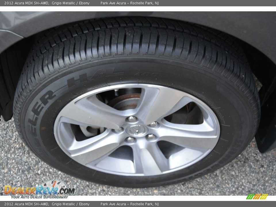 2012 Acura MDX SH-AWD Grigio Metallic / Ebony Photo #34