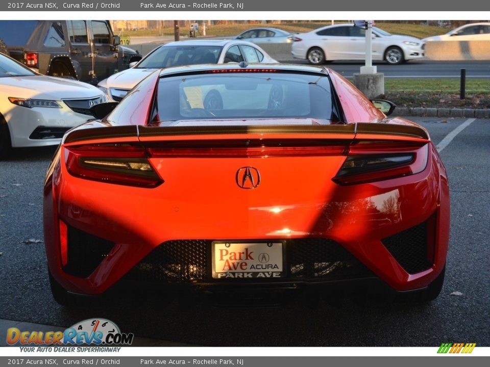 2017 Acura NSX Curva Red / Orchid Photo #4