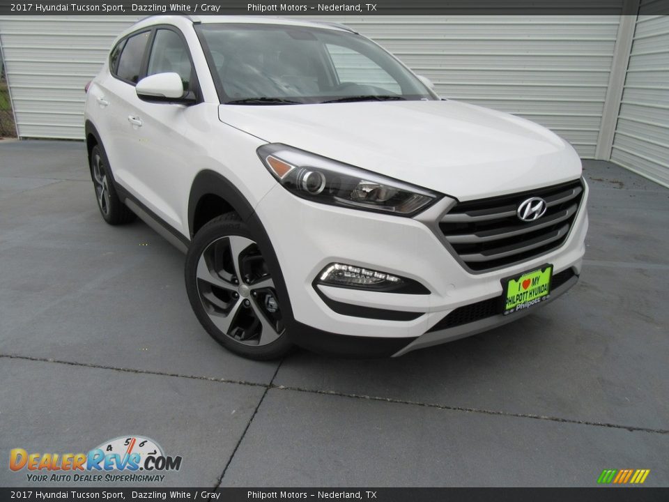 2017 Hyundai Tucson Sport Dazzling White / Gray Photo #1