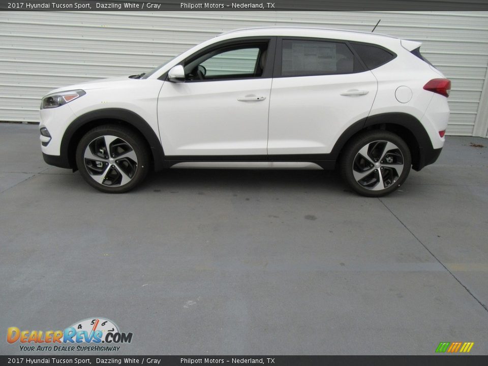 2017 Hyundai Tucson Sport Dazzling White / Gray Photo #6