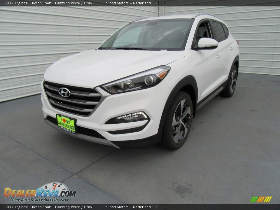 2017 Hyundai Tucson Sport Dazzling White / Gray Photo #7