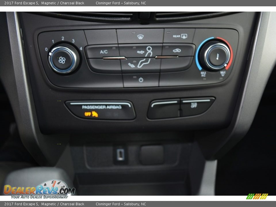 2017 Ford Escape S Magnetic / Charcoal Black Photo #12