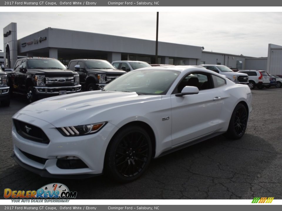 2017 Ford Mustang GT Coupe Oxford White / Ebony Photo #4
