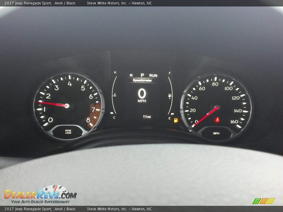 2017 Jeep Renegade Sport Anvil / Black Photo #16